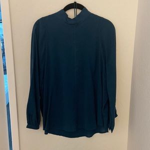 Everlane high neck blouse.  Really beautiful top, just a bit too big for me 🥲